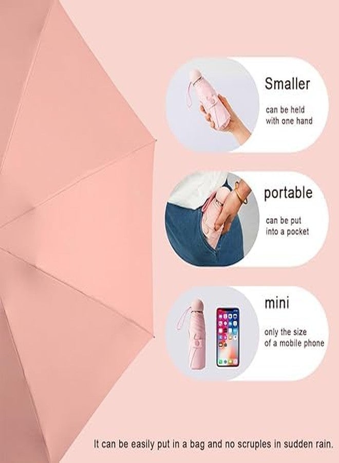 coku 38-inch Portable Mini Umbrella for Women, Men, Kids, Girls, Boys 3 Fold umbrella for Sun Protection & Rain Foldable & Lightweight Manual Open Umbrella for Travel (Random Color) - Image 3